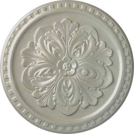 Ekena Millwork Emeryville Ceiling Medallion, Hand-Painted Flash Copper, 16 7/8"OD x 5/8"P CM16ERFCS